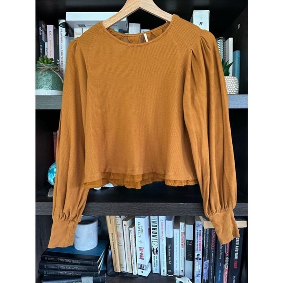 Free People Tops - Free People Billie Balloon Top In Brown Size XS